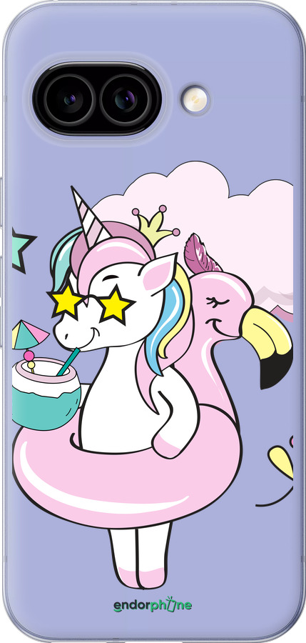 Силіконовий чехол Crown Unicorn для Google Pixel 9A - 4660u-3899 изображение 