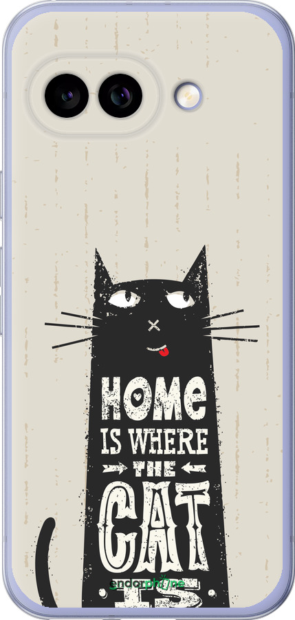 Силиконовый чехол Кот для Google Pixel 9A - 4671u-3899 изображение 