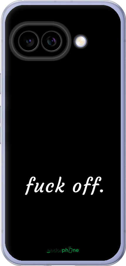 Силиконовый чехол Fuck off для Google Pixel 9A - 4731u-3899 изображение 