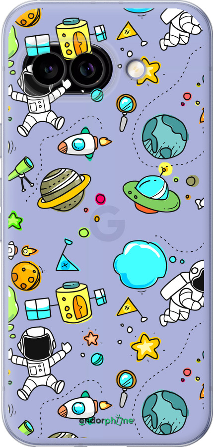 Силиконовый чехол Космос для Google Pixel 9A - 4735u-3899 изображение 