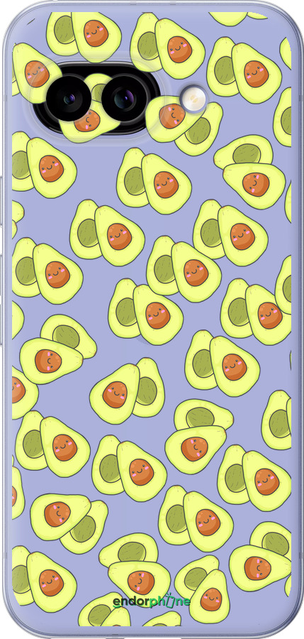 Силиконовый чехол Весёлые авокадо для Google Pixel 9A - 4799u-3899 изображение 