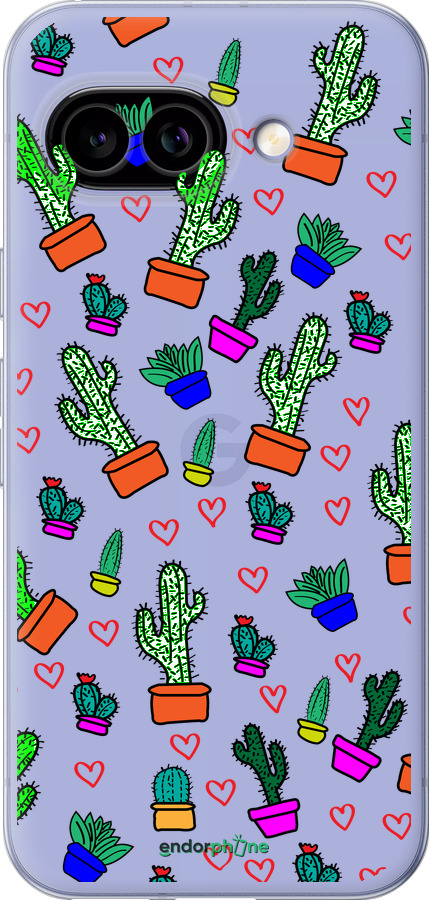Силиконовый чехол Кактусы 4 для Google Pixel 9A - 4856u-3899 изображение 