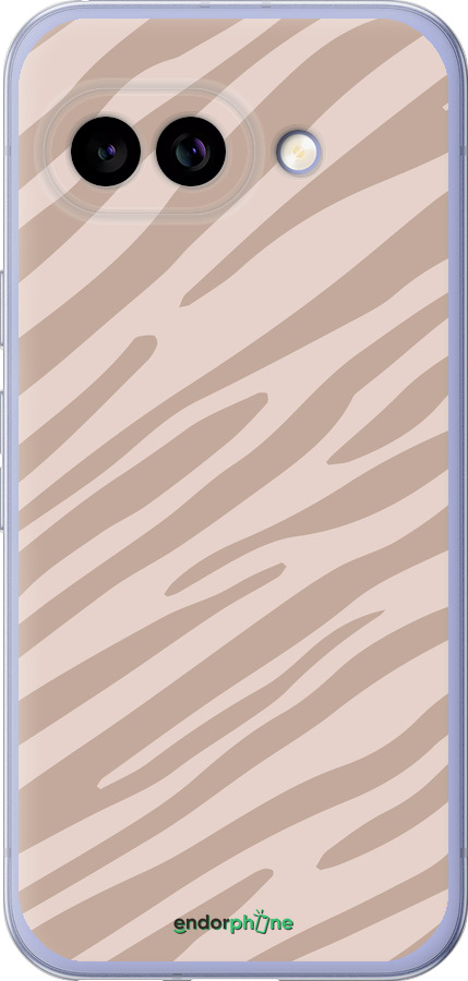 Силиконовый чехол Зебра беж для Google Pixel 9A - 4875u-3899 изображение 