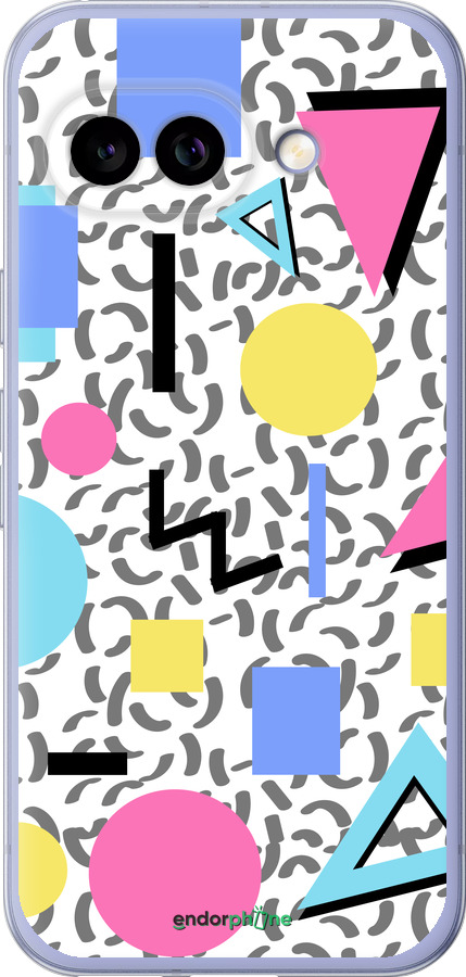 Силиконовый чехол Color shapes для Google Pixel 9A - 4893u-3899 изображение 