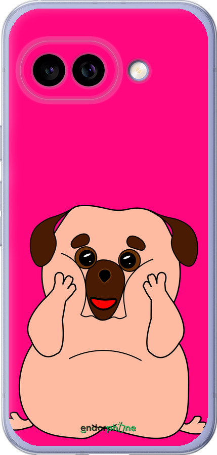 Силиконовый чехол Весёлый мопс для Google Pixel 9A - 4908u-3899 изображение 
