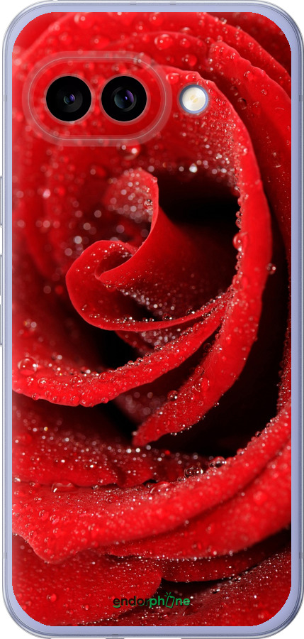 Силиконовый чехол Красная роза для Google Pixel 9A - 529u-3899 изображение 