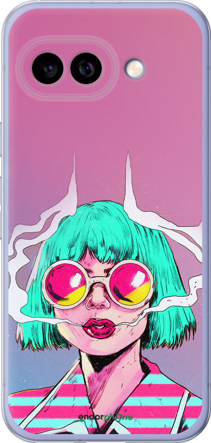 Силиконовый чехол Поп арт девушка для Google Pixel 9A - 5378u-3899 изображение 