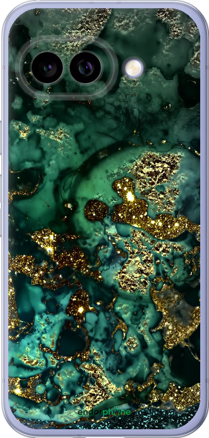 Силиконовый чехол Мрамор золото богатство для Google Pixel 9A - 5419u-3899 изображение 