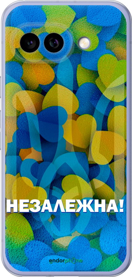 Силиконовый чехол Незалежна для Google Pixel 9A - 5447u-3899 изображение 