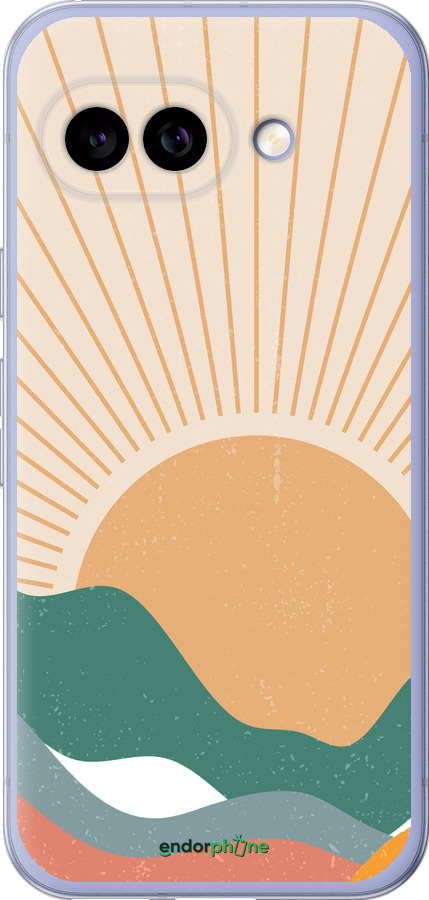 Силиконовый чехол Горы и солнце v2 для Google Pixel 9A - 5488u-3899 изображение 