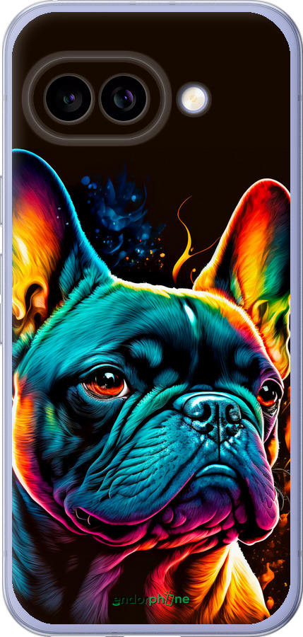 Силиконовый чехол Яркий бульдог для Google Pixel 9A - 5547u-3899 изображение 