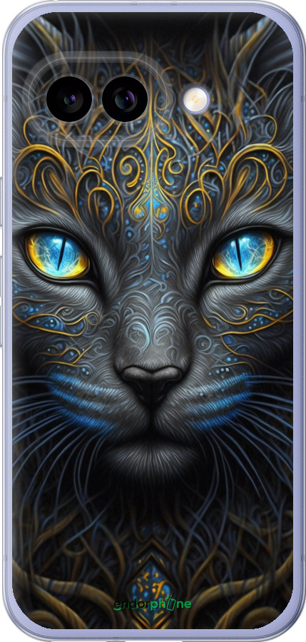 Силиконовый чехол Кошка для Google Pixel 9A - 5548u-3899 изображение 