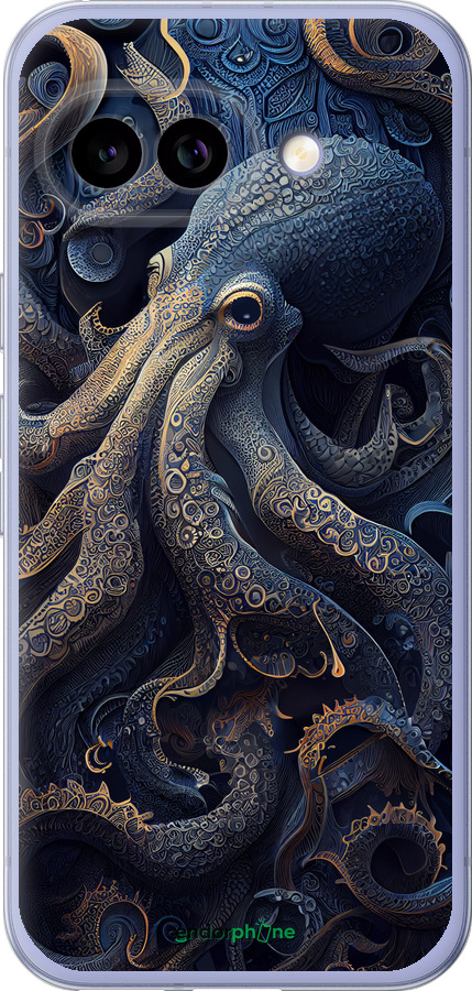 Силиконовый чехол Осьминог для Google Pixel 9A - 5551u-3899 изображение 