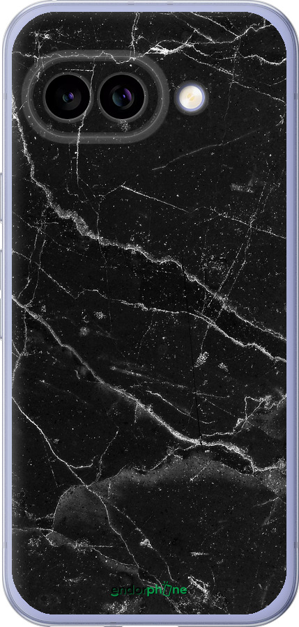 Силіконовий чехол Чорний мармур v2 для Google Pixel 9A - 5568u-3899 изображение 