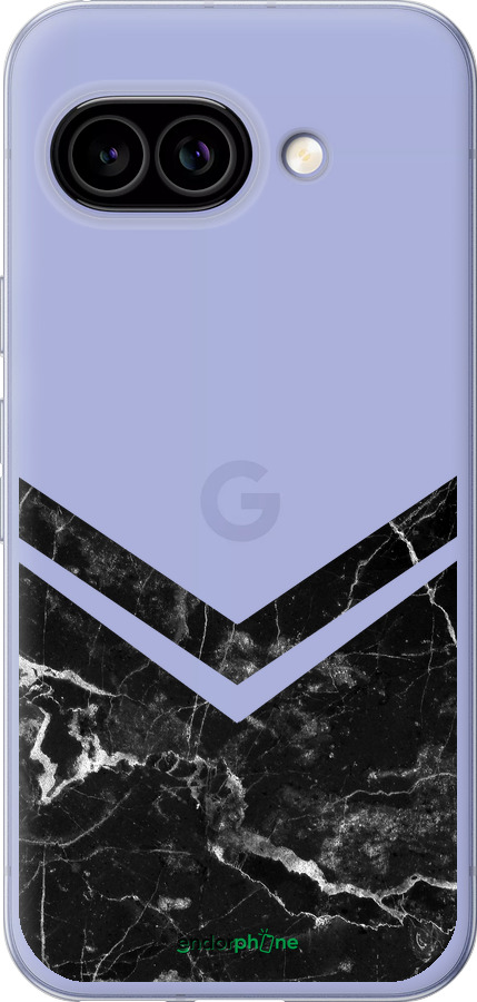 Силиконовый чехол Мраморный шеврон для Google Pixel 9A - 5570u-3899 изображение 