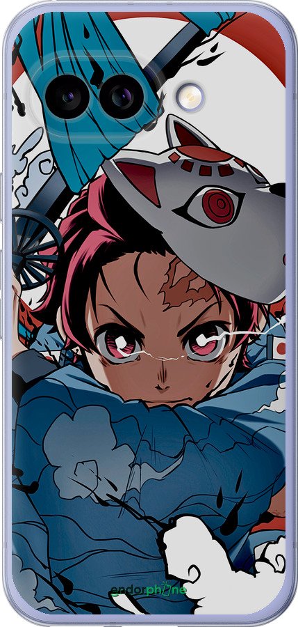 Силиконовый чехол Танджиро Камадо для Google Pixel 9A - 5574u-3899 изображение 