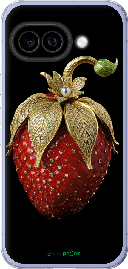 Силиконовый чехол Клубника v3 для Google Pixel 9A - 5638u-3899 изображение 