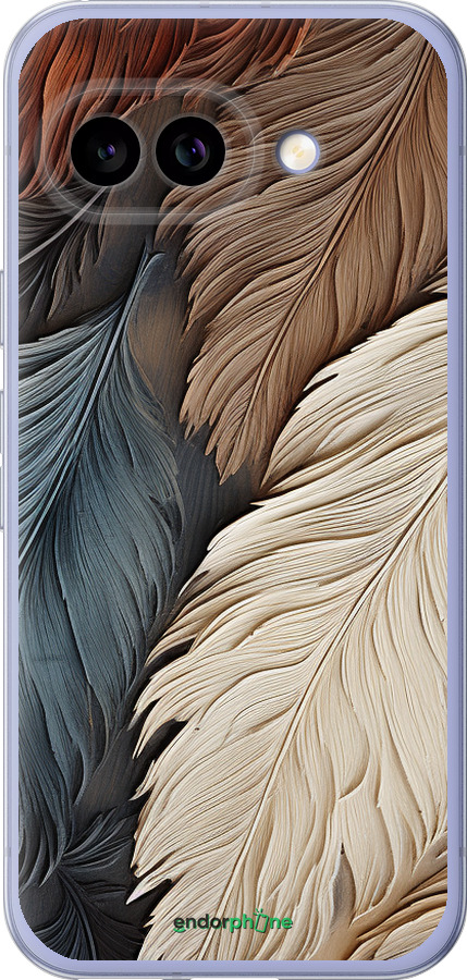 Силиконовый чехол Листья в стиле бохо для Google Pixel 9A - 5643u-3899 изображение 