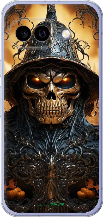 Силиконовый чехол Череп 2 для Google Pixel 9A - 5652u-3899 изображение 