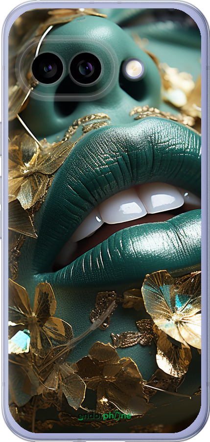 Силиконовый чехол Губы 2 для Google Pixel 9A - 5667u-3899 изображение 