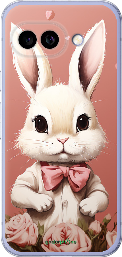 Силиконовый чехол Зайчик для Google Pixel 9A - 5669u-3899 изображение 