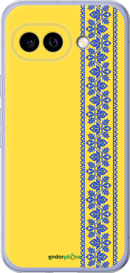 Силиконовый чехол Вышиванка 4 для Google Pixel 9A - 569u-3899 изображение 