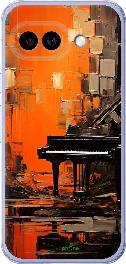 Силіконовий чехол Чохол для телефону Помаранчевий Рояль для Google Pixel 9A - 5937u-3899 изображение 