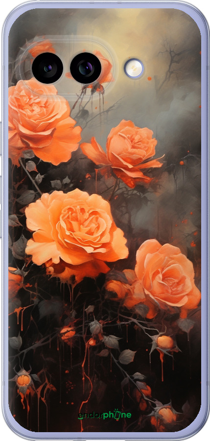 Силиконовый чехол Оранжевые розы для Google Pixel 9A - 5944u-3899 изображение 