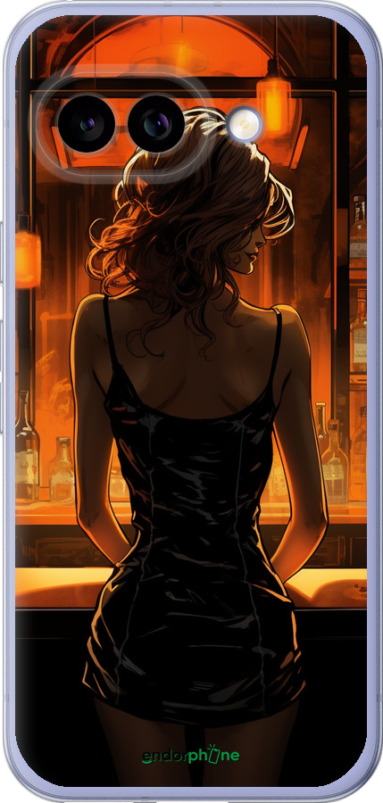 Силиконовый чехол Чехол для телефона Девушка в баре для Google Pixel 9A - 5947u-3899 изображение 