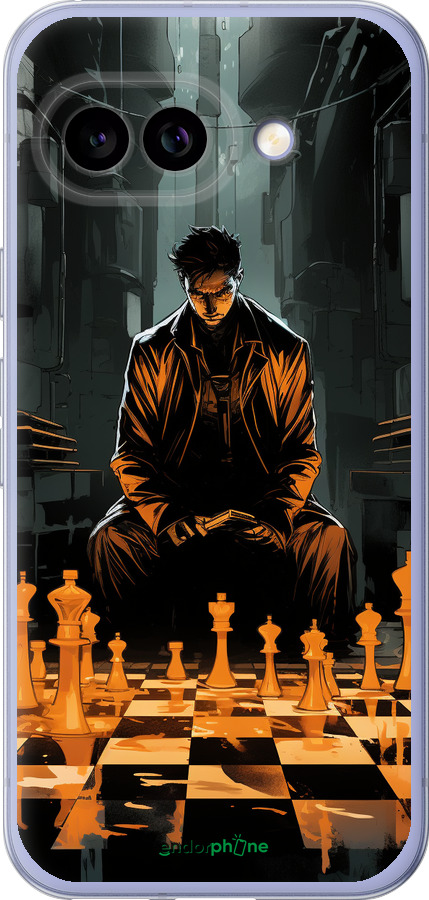 Силиконовый чехол Шахматы для Google Pixel 9A - 5951u-3899 изображение 