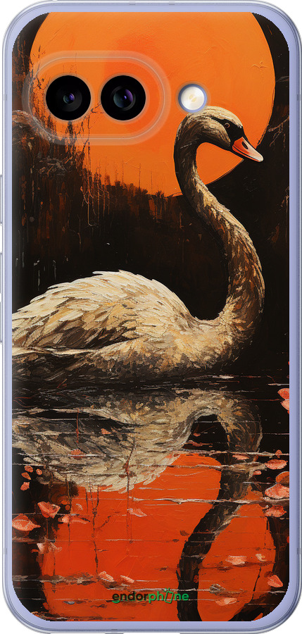 Силиконовый чехол Лебедь для Google Pixel 9A - 5964u-3899 изображение 