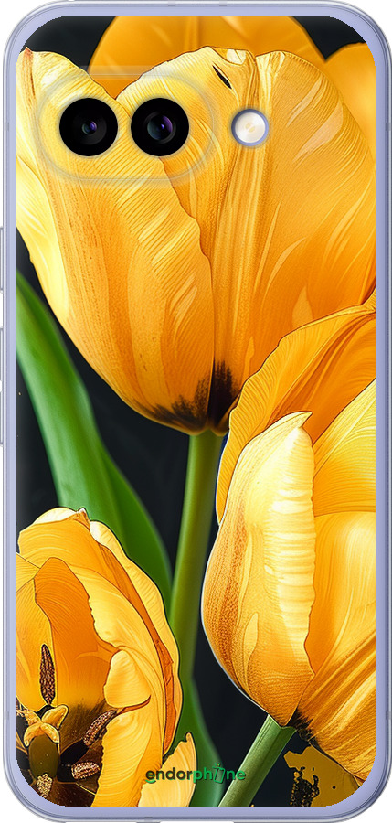 Силиконовый чехол Желтые тюльпаны для Google Pixel 9A - 5991u-3899 изображение 
