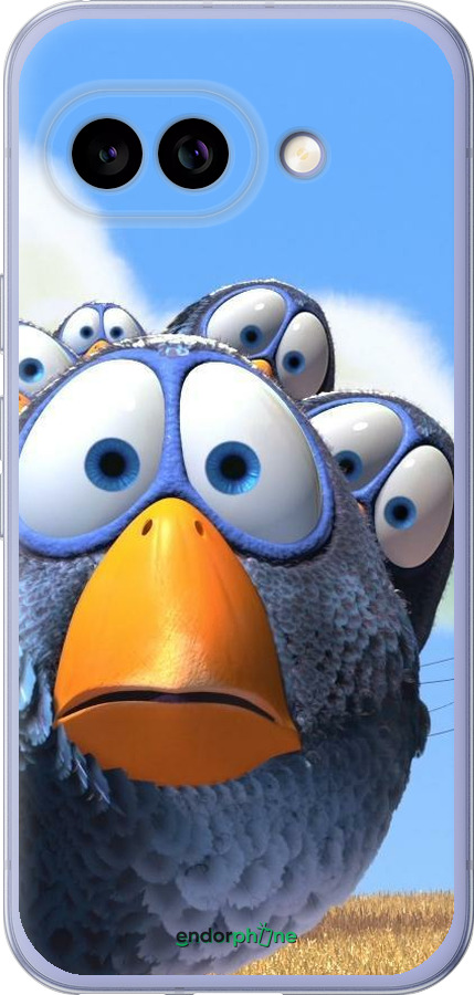 Силиконовый чехол Angry Birds для Google Pixel 9A - 6008u-3899 изображение 