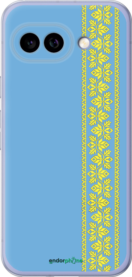Силиконовый чехол Вышиванка 33 для Google Pixel 9A - 602u-3899 изображение 