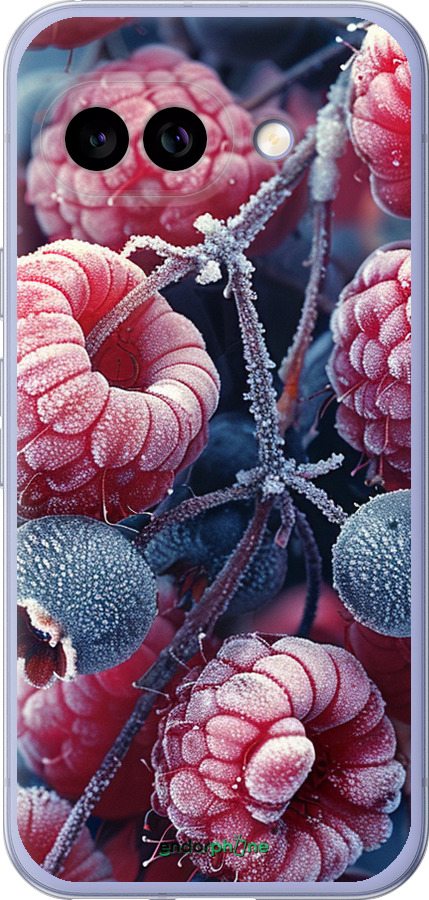 Силиконовый чехол Морозные ягоды для Google Pixel 9A - 6033u-3899 изображение 