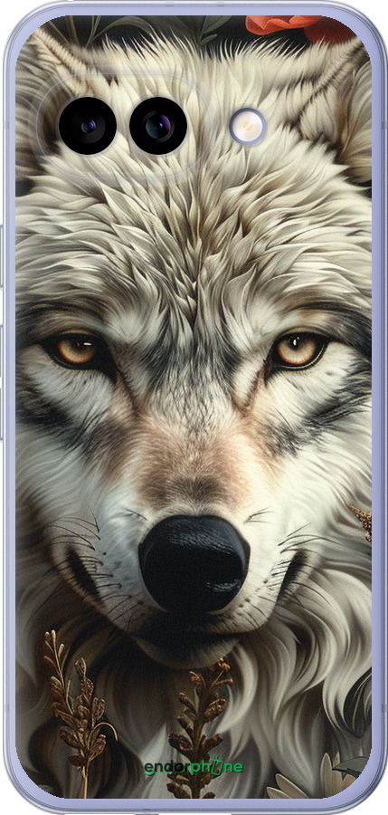 Силиконовый чехол Волчий взгляд для Google Pixel 9A - 6066u-3899 изображение 