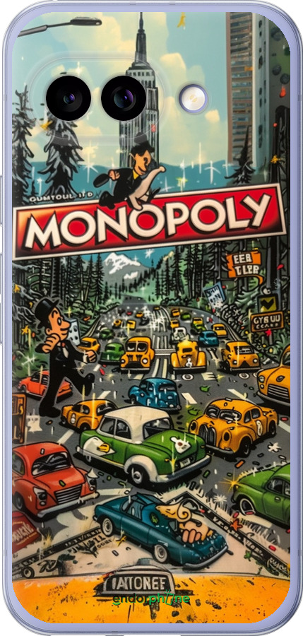 Силиконовый чехол Городской драйв Monopoly для Google Pixel 9A - 6088u-3899 изображение 