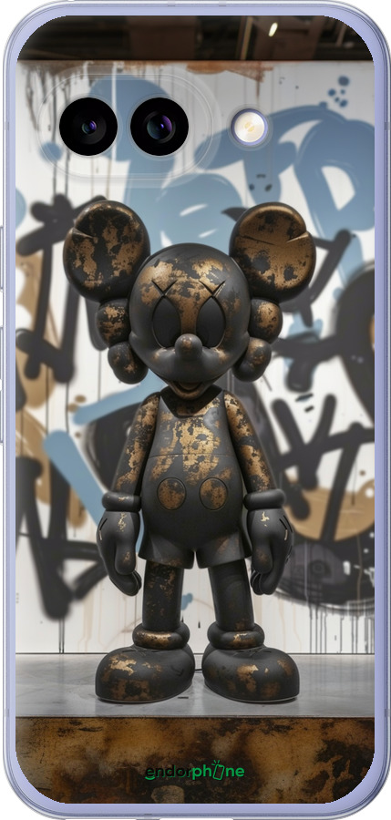 Силіконовий чехол Bronze kaws v2 для Google Pixel 9A - 6098u-3899 изображение 