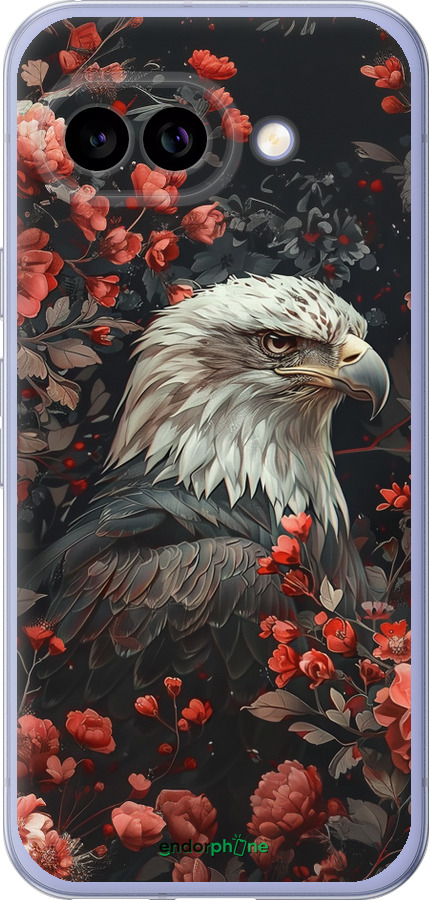 Силиконовый чехол Цветочный страж для Google Pixel 9A - 6102u-3899 изображение 