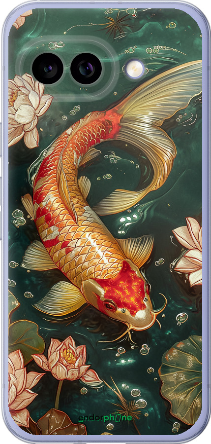 Силиконовый чехол Мелодия Лотоса для Google Pixel 9A - 6106u-3899 изображение 