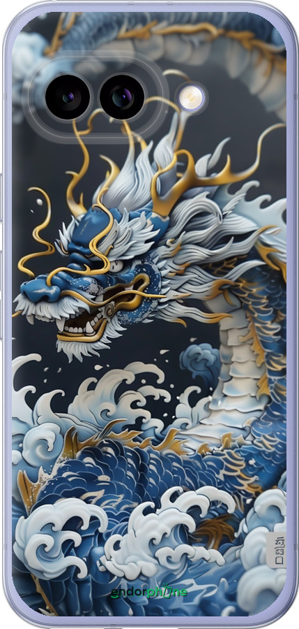 Силиконовый чехол Водяной дракон для Google Pixel 9A - 6113u-3899 изображение 