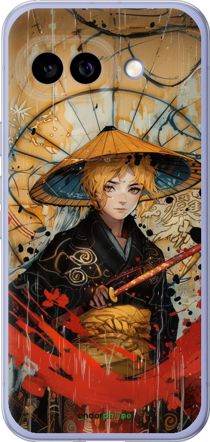 Силиконовый чехол Самурайская отвага для Google Pixel 9A - 6115u-3899 изображение 