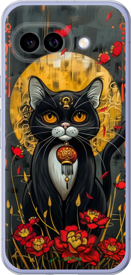 Силиконовый чехол China Cat для Google Pixel 9A - 6134u-3899 изображение 