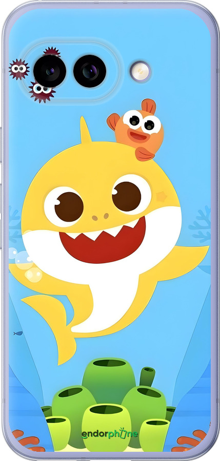 Силиконовый чехол Бейби Шарк для Google Pixel 9A - 6303u-3899 изображение 