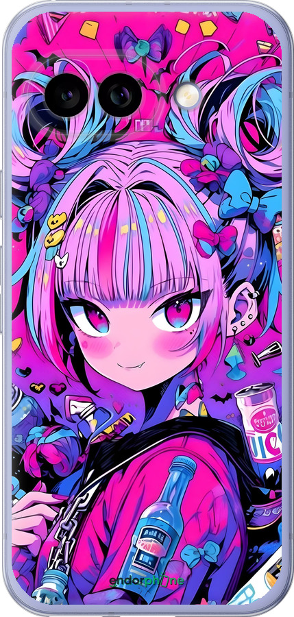 Силиконовый чехол Аниме милаха для Google Pixel 9A - 6314u-3899 изображение 
