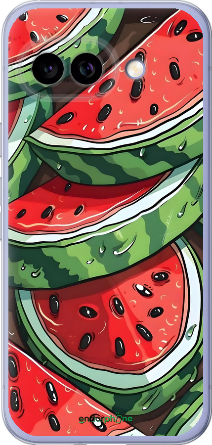 Силиконовый чехол Арбуз для Google Pixel 9A - 6315u-3899 изображение 