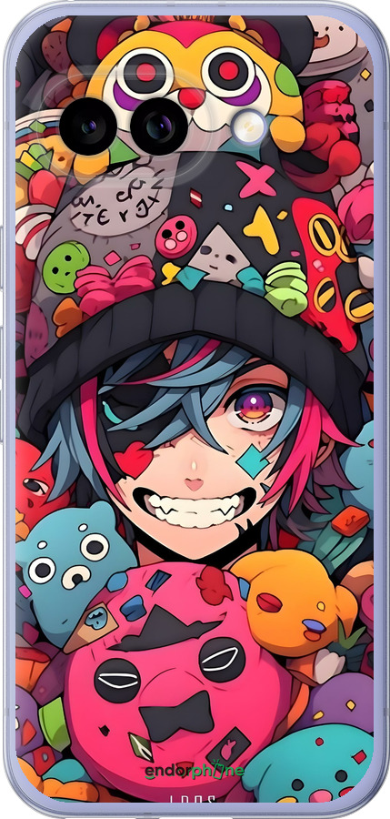 Силиконовый чехол Аниме парень для Google Pixel 9A - 6317u-3899 изображение 