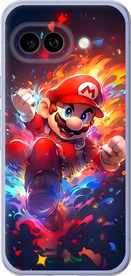 Силіконовий чехол Супер Маріо для Google Pixel 9A - 6342u-3899 изображение 