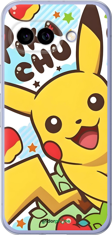 Силиконовый чехол Пикачу 2 для Google Pixel 9A - 6391u-3899 изображение 