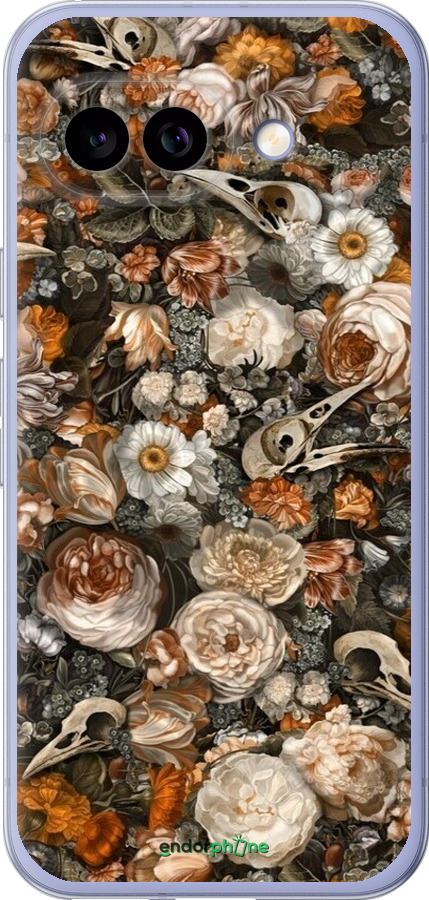 Силиконовый чехол В стиле барокко-мрачный для Google Pixel 9A - 6404u-3899 изображение 